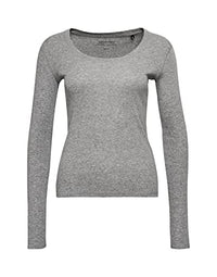 Thumbnail for OPUS Damen Langarmshirt | Longsleeve SORANA Slim aus BCI Cotton Mix Milk, 38 im Sale
