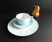 Thumbnail for Dibbern SPECIAL OFFER Solid Color - Coffee cup mU 0.25 + plate 21 cm - ice blue - NEW in Sale