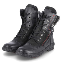 Thumbnail for Krisbut Damen Schnürstiefeletten/Winterboots Schwarz Glattleder, im Sale
