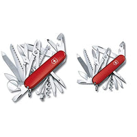 Thumbnail for Victorinox Taschenmesser Swiss Champ (33 Funktionen: Metallfeile, Mini-Schraubendreher) rot & Taschenmesser Handyman (24 Funktionen, Kombizange, Holzmeissel) rot im Sale