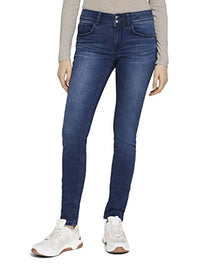 Thumbnail for TOM TAILOR Damen 1024688 Alexa Skinny Jeans, 10282 - Dark Stone Wash Denim, 29W / 30L EU im Sale