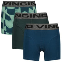 Thumbnail for Vingino Boys B-243-2 Race Check 3 Pack in Colour Dark Green in Size im Sale