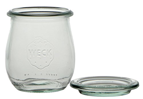 Weck 3238300 Einmachglas, Tulpenglas 12 Stück, Glas, Durchsichtig, Breit im Sale