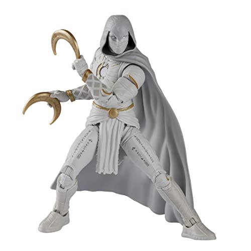 Hasbro Marvel Legends Series Disney Plus Moon Knight MCU Series 15 cm Collectible Action Figure with 4 Accessories on Sale