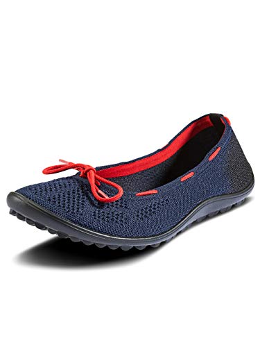 leguano Style maritim - der Elegante Barfußschuh für Damen (43, Marine) im Sale