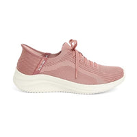 Thumbnail for Skechers Women's Ultra Flex 3.0 Brilliant Path Sneakers, Sports Shoes, Mauve Knit/Pink Trim, 39 EU on sale