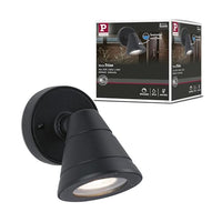 Thumbnail for Paulmann 94734 LED Außenleuchte Wandleuchte Trian seewasserresistent IP44 rund 100x125mm max. 35W 230V Anthrazit Aluminium Ohne Leuchtmittel GU10 im Sale