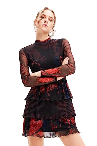Desigual Damen Vest_Forest- Lacroix Dress, Rot, EU im Sale