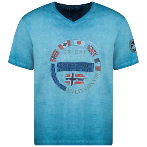 Geographical Norway Men's Jarico Men t shirt women, blue, on sale