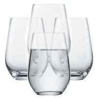 Thumbnail for SCHOTT ZWIESEL Wasserglas Forté (4er-Set), vielseitig einsetzbare Trinkbecher, spülmaschinenfeste Tritan-Kristallgläser, Made in Germany (Art.-Nr. 123618), Klar, Kristall im Sale