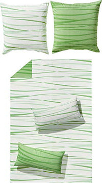 Thumbnail for Erwin Müller Wende-Bettwäsche, Bettgarnitur, Seersucker grün im Sale