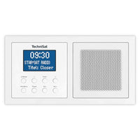 Thumbnail for TechniSat DIGITRADIO UP 1 - DAB+ Unterputzradio zur Anbringung in jeder Doppel Unterputzdose (DAB, UKW, Bluetooth-Empfang, dimmbares LCD-Display, Wecker, Sleeptimer, 2 Watt RMS, Equalizer) weiß im Sale