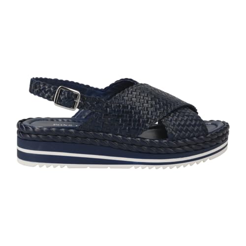 Pons quintana Sandalette 9783.T00, gelocht/geflochten, Blau, Damen im Sale