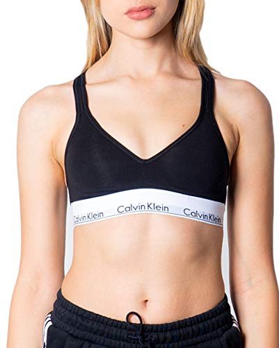 Calvin Klein Bralette Lift Triangle Bras for Women, Black, on Sale
