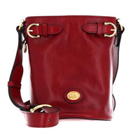 Thumbnail for The Bridge Biba Bucket Bag Rosso Ribes/Oro im Sale