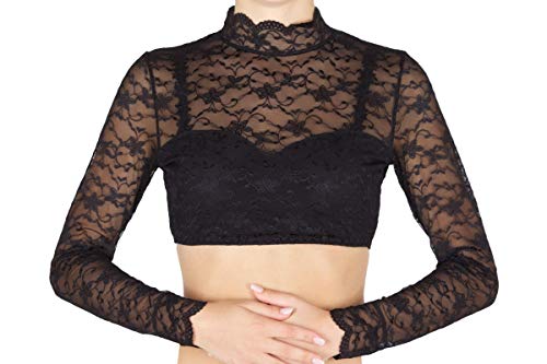 Nina von C. Damen Spitzen Dirndlbluse Jenna Langarm 48470971 - Weiß im Sale