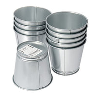 Thumbnail for IKEA, Bintje flowerpot, galvanized steel, 9 cm, 10 pieces on sale