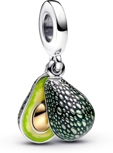 Pandora Avocado Double Dangle Charm 763405C01 im Sale