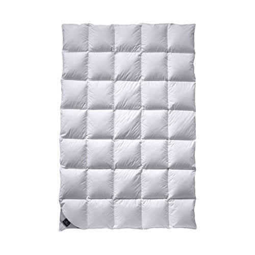 billerbeck Daunendecke | Nena | 135 x 200 cm | 100 % Daunen | Optimale Wärme- und Feuchtigkeitsregulierung | Allergiker geeignet | Wärmestufe mittel