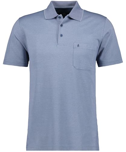 RAGMAN Men's Softknit Polo Shirt Fishing Net 3XL, Berry-559 on Sale