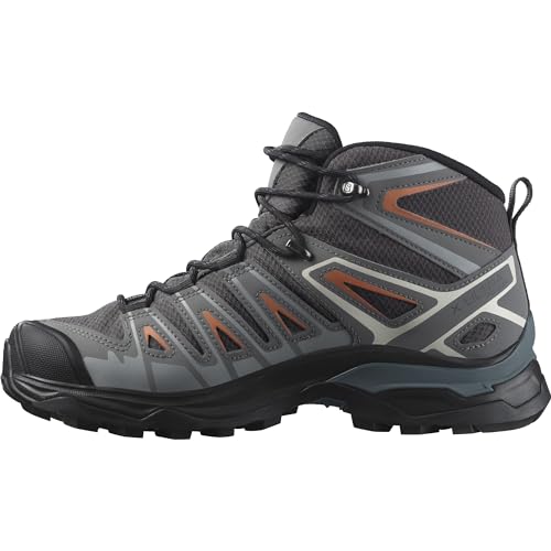 Salomon X Ultra Pioneer Mid Gore-Tex Damen Wasserdichte Wanderschuhe, Alle Wetterbedingungen, Sicherer Fußhalt, Stabil und gedämpft, Magnet, 2/3 im Sale
