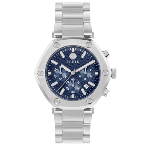Philipp Plein Herren Uhr Analog Quarz The Hexagon Chrono PWZBA0323 Edelstahl im Sale