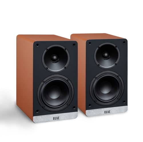 ELAC Kompakt Lautsprecher Debut ConneX DCB41, Boxen für Audiowiedergabe via HDMI, USB, Phono & Bluetooth, exzellenter Klang & hochwertiges Design, 1 Aktivlautsprecher-Set, Orange im Sale