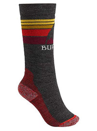 Thumbnail for Burton Unisex Kids Emblem Midweight Snowboard Socks, True Black, S/ on sale