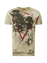 Thumbnail for KEY LARGO Herren MT Hype Round T-Shirt, Offwhite (1001), im Sale