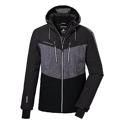 killtec Herren Skijacke/Funktionsjacke mit abzippbarer Kapuze und Schneefang KSW 45 MN SKI JCKT, dunkelanthra, , 38699-000 im Sale