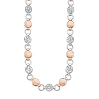 Thumbnail for s.Oliver Collier Edelstahl Damen Halsschmuck, mit Kristall, 42+3 cm, Bicolor, Kommt in Schmuck Geschenk Box, 9239436 im Sale