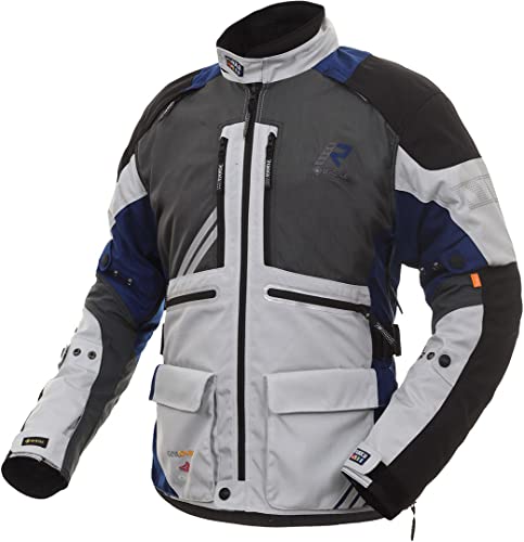 Rukka Offlane motorcycle textile jacket (Grey/Blue,48) on sale