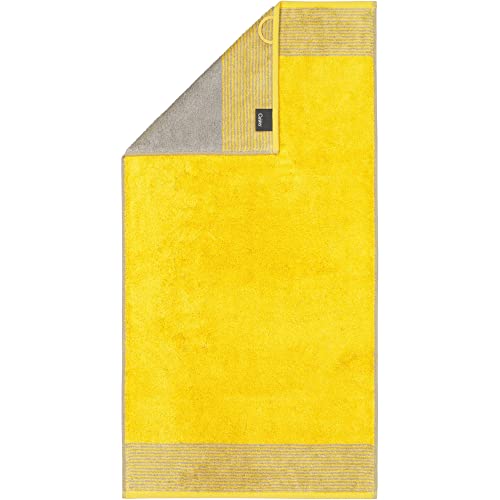 Cawö Home Handtücher Luxury Home Two-Tone 590 Curry - 57 Handtuch 50x100 cm im Sale