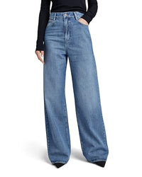 Thumbnail for G-Star RAW Damen Deck 2.0 High Loose Jeans, Grau (Faded Ripped aerosol D23591-D490-G669), 28W / 34 im Sale