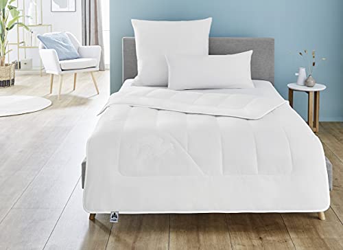 Irisette Kamel Steppbett - Produziert in Deutschland - Mono, Ganzjahresdecke, Bettdecke aus Kamelhaar für den Übergang, 155 x 220 cm, Öko-Tex zertifiziert im Sale