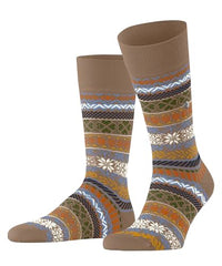Thumbnail for Burlington Herren Socken Country Fair Isle So Wolle gemustert 1 Paar, Schwarz Black 3000, 40-46 im Sale