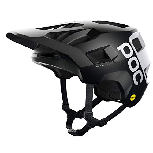 POC Kortal Race MIPS Fahrradhelm - Bietet erweiterten Schutz und hervorragende Belüftung für anspruchsvolle Trail- und Enduro-Fahrer, Hydrogen White/Uranium Black Matt im Sale