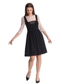 Thumbnail for Vive Maria Meadow Girl Damen A-Linien-Kleid Creme/schwarz, im Sale
