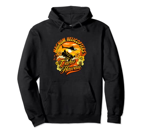 Magnum Hubschrauber Pullover Hoodie im Sale