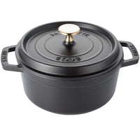 Thumbnail for STAUB Gusseisen Bräter/Cocotte, Rund 18 cm, 1,7 L, Aromaregen Funktion, Für alle Herdarten geeignet, Schwarz im Sale