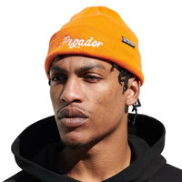 Thumbnail for Pegador Beanie Birch Sunrise orange White on sale