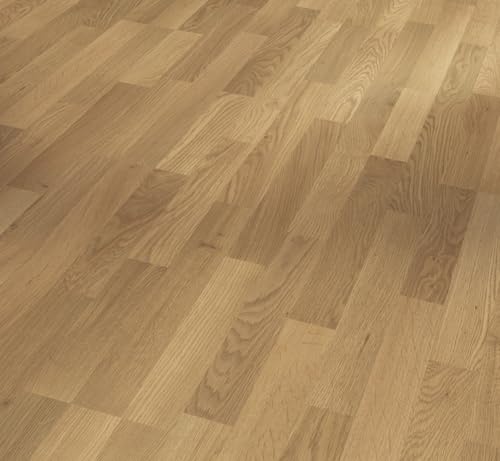 Parador Laminat Basic 400 - Eiche Natur - Hochwertiger Laminatboden mit Klick-Verbindung - Set mit 10 Dielen im Paket = 2.49 m²