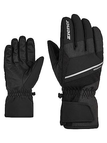 Ziener Herren GEZIM Ski-Handschuhe/Wintersport | wasserdicht atmungsaktiv, black tec, 9,5 im Sale