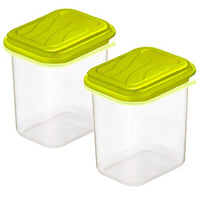 Thumbnail for Rotho Rondo set of 2 spice shakers 0.15l with lid, plastic (PP) BPA-free, transparent, 2 x 0.15l (14.0 x 9.5 x 7.5 cm) on sale