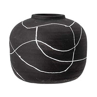 Thumbnail for Bloomingville Vase Niza, black, terracotta on sale