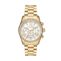 Thumbnail for Michael Kors Lexington Chronograph Quarzuhr mit Silber- und Goldtönen Edelstahlarmband für Damen MK5735 im Sale
