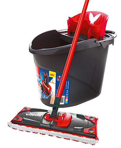 Vileda ULTRAMAX 2in1 Bodenwischer Komplett-Set | Mopp mit Mikrofaserbezug & Eimer mit Auswringfunktion | Hygienisches Bodenreinigungssystem für Parkett, Laminat & Fliesen im Sale