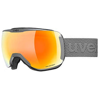 Thumbnail for uvex downhill 2100 CV - Skibrille für Damen und Herren - konstraststeigernd - verzerrungs- & beschlagfrei - rhino/orange-orange - one size im Sale