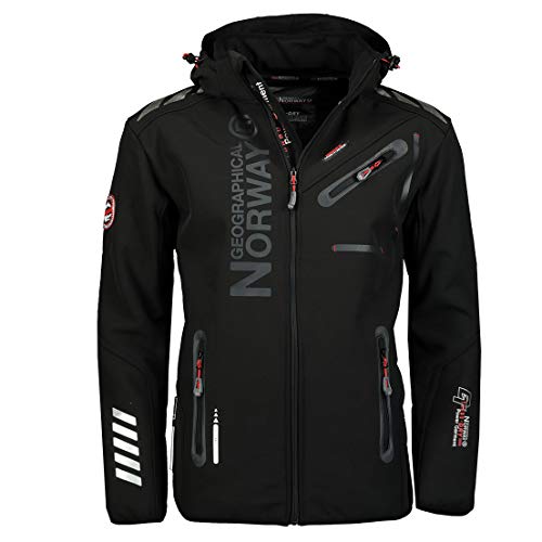 Geographical Norway Herren Softshell Outdoor Jacke Rainman Turbo-Dry Kapuze im Sale