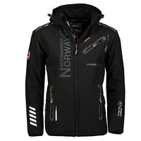 Thumbnail for Geographical Norway Herren Softshell Outdoor Jacke Rainman Turbo-Dry Kapuze im Sale